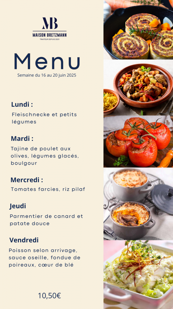Plats du jour de la semaine et plat végétarien ainsi que les prix et formules Plats du jour de la semaine et plat végétarien ainsi que les prix et formules